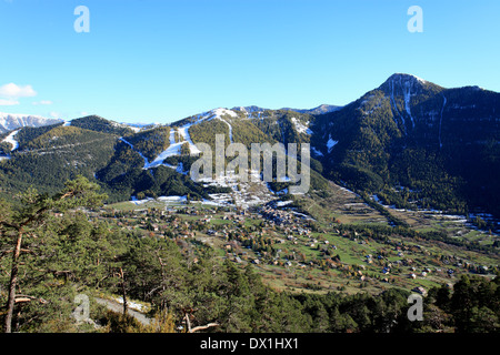 The village of Saint Dalmas in the back country of the Alpes-Maritimes Stock Photo