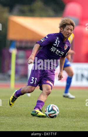 Kyoto, Japan. © Aflo Co. Ltd. 16th Mar, 2014. Masashi Oguro (Sanga) Football/Soccer : 2014 J.League Division 2 match between Kyoto Sanga F.C. 0-0 Tochigi SC at Nishikyogoku Stadium in Kyoto, Japan. Credit:  Aflo Co. Ltd ./Alamy Live News Stock Photo