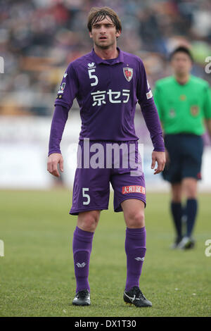 Kyoto, Japan. © Aflo Co. Ltd. 16th Mar, 2014. Jairo (Sanga) Football/Soccer : 2014 J.League Division 2 match between Kyoto Sanga F.C. 0-0 Tochigi SC at Nishikyogoku Stadium in Kyoto, Japan. Credit:  Aflo Co. Ltd ./Alamy Live News Stock Photo