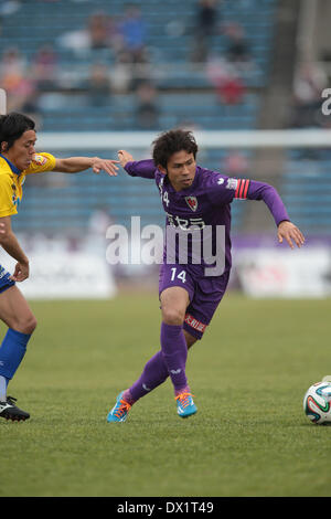 Kyoto, Japan. © Aflo Co. Ltd. 16th Mar, 2014. Koji Yamase (Sanga) Football/Soccer : 2014 J.League Division 2 match between Kyoto Sanga F.C. 0-0 Tochigi SC at Nishikyogoku Stadium in Kyoto, Japan. Credit:  Aflo Co. Ltd ./Alamy Live News Stock Photo