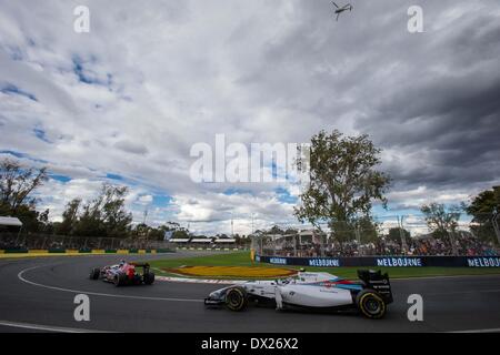 MELBOURNE, AUSTRALIA - MARCH 16: Valtteri Bottas of Finland and ...