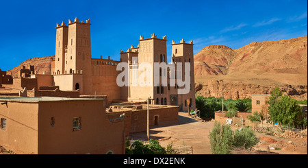 The Kasbah's of Tamedaght in the Ounilla valley, Morocco Stock Photo