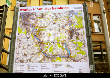 Kitzingen Map Map of Kitzingen Germany Bavaria Deutschland DE Bavaria Stock Photo - Alamy
