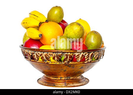Fruits in the bowl Stock Photo
