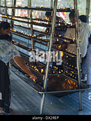 KANDY, SRI LANKA - DEC 08: Commemoration ceremony in the temple of the Tooth Relic. Temple of the Tooth, Kandy, Sri Lanka , Stock Photo