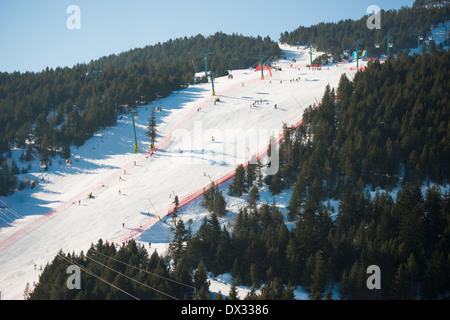 Avet ski slope in Soldeu Andorra Stock Photo Alamy