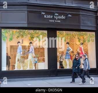 A Kate Spade store on Fifth Avenue in the Flatiron neighborhood of New York Stock Photo