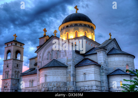 Ortodox church of the Resurrection of Christ in Podgorica Montenegro Stock Photo
