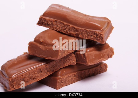 Stalk of Galaxy Smooth Milk chocolate bar Stock Photo