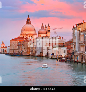 Grand Canal at sunset Stock Photo