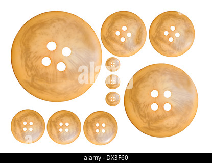 Different size Buttons Stock Photo