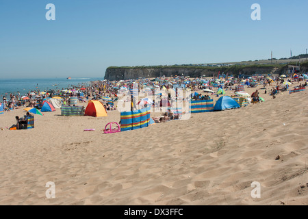 Joss bay Kent England UK on a hot summers day Stock Photo