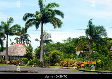 Samoa Cultural Village, Beach Road, Apia, Samoa Stock Photo