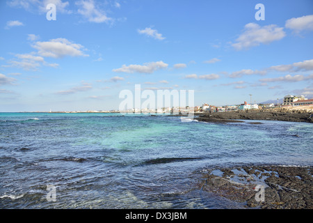 view from Hyeopjae Beach in Jeju Island, Korea Stock Photo