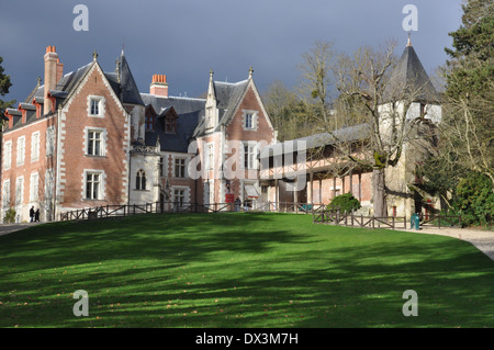 Manor house Clos Lucé, Amboise, the final residence of Leonardo da Vinci. Stock Photo