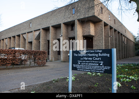 The Stephen Hawking Building  at the Gonville and Caius College Newnham Village, Cambridge University Stock Photo