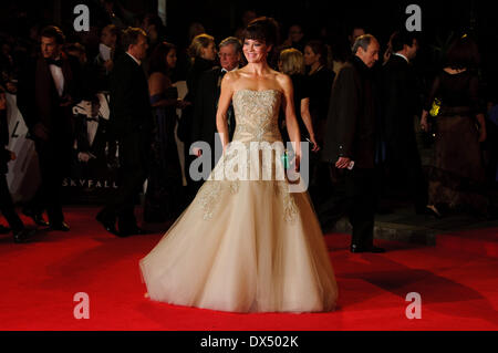 Helen McCrory James Bond Skyfall World Premiere held at the Royal Albert Hall- Arrivals London, England - 23.10.12 Featuring: H Stock Photo