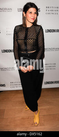 Marisa Tomei The British Fashion Council Cocktail Party to Celebrate London show Rooms LA held at the Skybar Los Angeles, California - 24.10.12 Featuring: Marisa Tomei When: 24 Oct 2012 Stock Photo