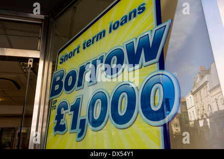 Cheque Centre in Stroud, Gloucestershire, UK Stock Photo