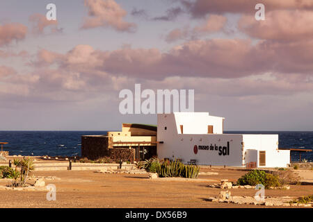 Museo del Sal, Salt Museum, Las Salinas, Fuerteventura, Canary Islands, Spain, Stock Photo