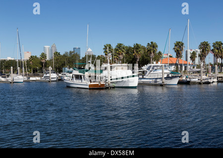 Davis island Yacht Club, Tampa Florida Stock Photo