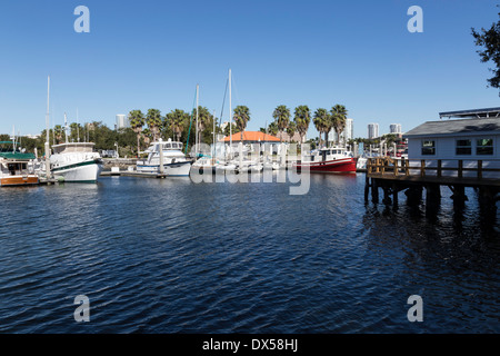 Davis island Yacht Club, Tampa Florida Stock Photo