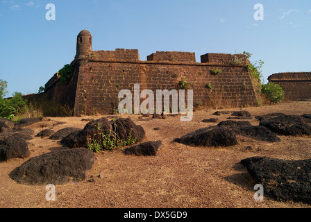 Chapora Fort in Goa India Stock Photo