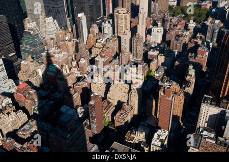 New York city view from Empire State building / Shadow Stock Photo