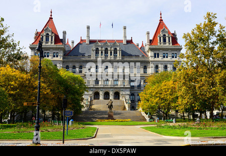 State Capitol Building Statehouse Albany New York NY Capital Stock Photo