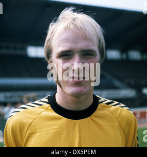 football, Bundesliga, 1976/1977, Rot Weiss Essen, team presentation, portrait keeper Roland Spott Stock Photo