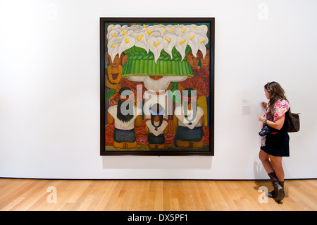 Diego Rivera Flower Festival Feast Of Santa Anita New York City Stock Photo 60130157 Alamy