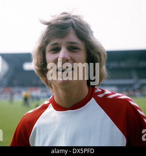 football, Bundesliga, 1976/1977, Rot Weiss Essen, team presentation, portrait Frank Mill Stock Photo