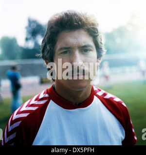 football, Bundesliga, 1976/1977, Rot Weiss Essen, team presentation, portrait Dieter Bast Stock Photo