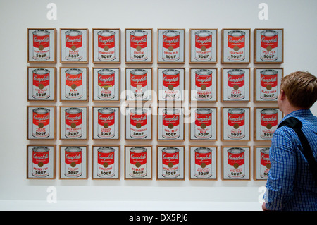 Campbell's Soup Cans (1962), Andy Warhol, MoMA, New York, USA Stock Photo