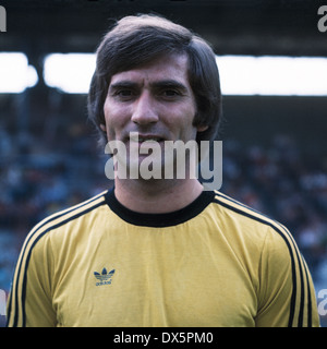 football, Bundesliga, 1976/1977, Borussia Dortmund, team presentation, portrait Herbert Meyer Stock Photo