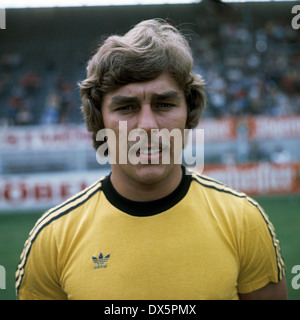 football, Bundesliga, 1976/1977, Borussia Dortmund, team presentation, portrait Egwin Wolf Stock Photo