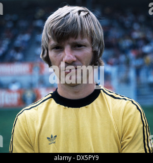 football, Bundesliga, 1976/1977, Borussia Dortmund, team presentation, portrait Zoltan Varga Stock Photo