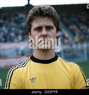 football, Bundesliga, 1976/1977, Borussia Dortmund, team presentation, portrait Friedhelm Schwarze Stock Photo