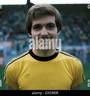 football, Bundesliga, 1976/1977, Borussia Dortmund, team presentation, portrait Miroslaw Votava Stock Photo