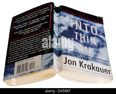 Into Thin Air by Jon Krakauer Stock Photo