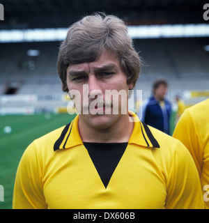 football, Bundesliga, 1978/1979, Borussia Dortmund, team presentation, portrait Egwin Wolf Stock Photo