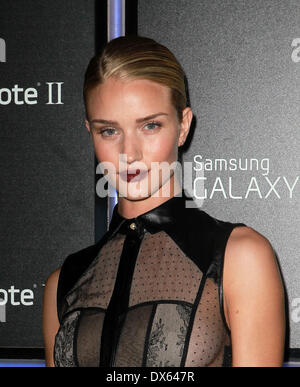 Rosie Huntington-Whiteley Samsung Mobile Launch Party For The New Samsung Galaxy Note II - Arrivals Beverly Hills, California - 25.10.12 Featuring: Rosie Huntington-Whiteley Where: Beverly Hills, California, United States When: 25 Oct 2012 Stock Photo