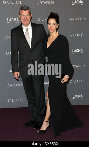 Antony Ressler and Jami Gertz LACMA 2012 Art + Film Gala Honoring Ed Ruscha and Stanley Kubrick presented by Gucci at LACMA - Arrivals Los Angeles, California - 27.10.12 Featuring: Antony Ressler and Jami Gertz Where: USA When: 27 Oct 2012 Stock Photo