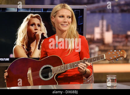 Gwyneth Paltrow appears on 'El Hormiguero' TV Show at Vertice Studios Madrid, Spain - 29.10.12 Featuring: Gwyneth Paltrow Where Stock Photo