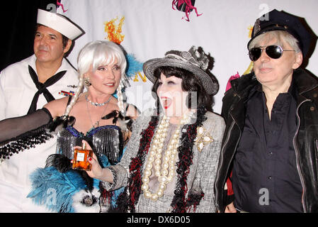 Clem Burke, Debbie Harry, Bette Midler and Chris Stein attending the 17th Annual NYRP Halloween Benefit Gala, held at the Waldorf-Astoria Hotel. Featuring: Clem Burke,Debbie Harry,Bette Midler and Chris Stein Where: New York City, United States When: 31 Oct 2012 Stock Photo