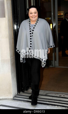 Lisa Riley Editor Lisa Riley at the BBC Radio 2 studios London, England - 02.11.12 ...