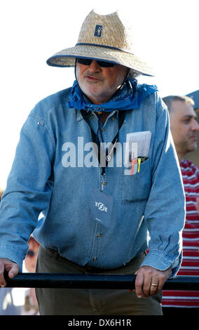 Terrence Malick on the set of 'Untitled Terrence Malick Project' at the Fun Fun Fun Fest Austin, Texas - 02.11.12 Featuring: Te Stock Photo