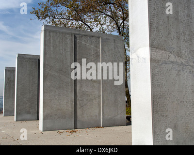 Vietnam War Memorial in Battery Park, New York USA Stock Photo
