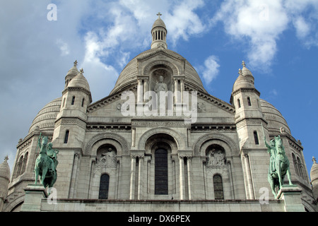 Basilica of the Sacred Heart of Paris, commonly known as Sacre-Coeur Basilica designed by Paul Abadie, finished in 1914