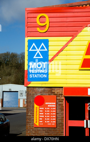 National Tyre and Autocare Centre, Penarth Road, Cardiff, Wales Stock Photo